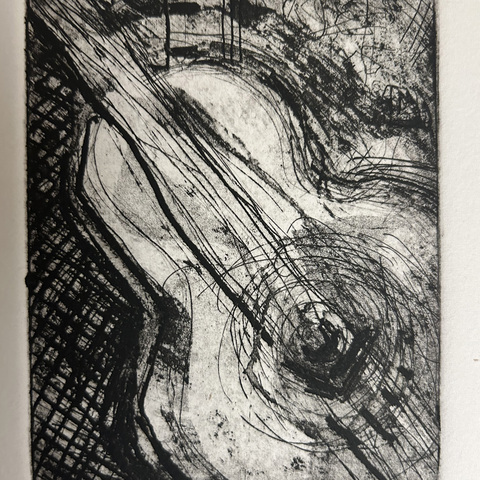 Guitarra
Etching