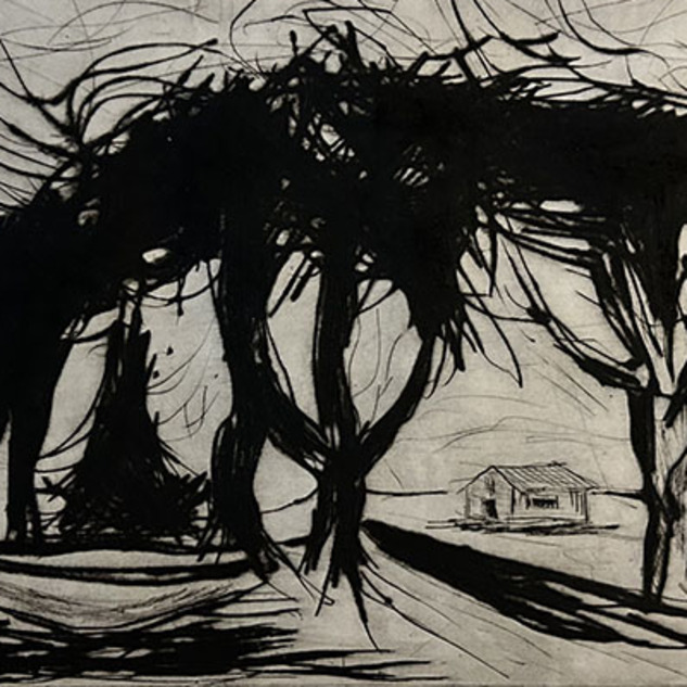Row of Trees
Drypoint   
25.5”x19.5”  