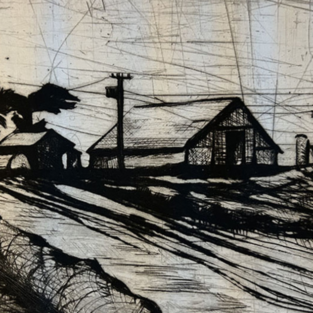 Castroville Farm
Drypoint
21.5 x 18.5"